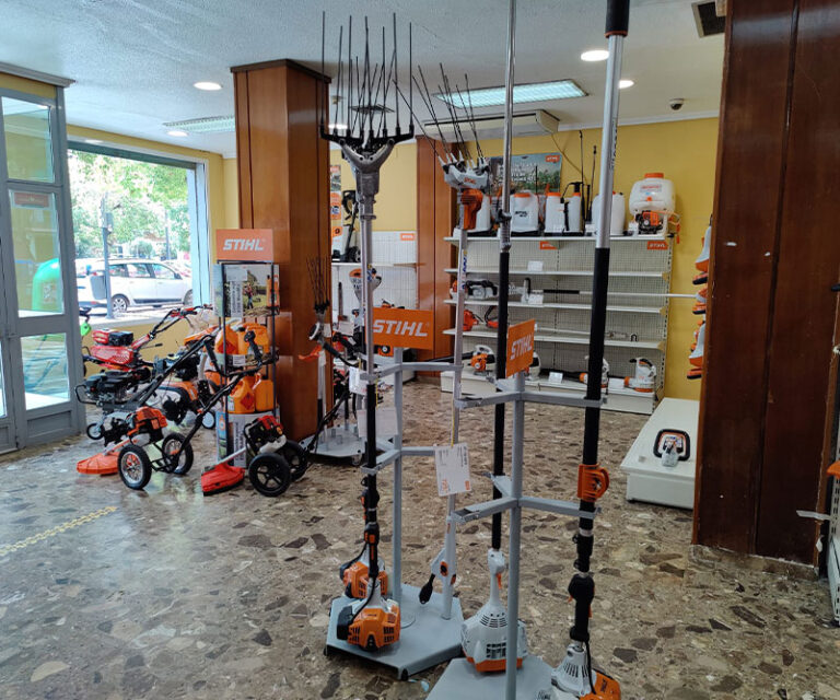 Tienda de maquinaria para jardín